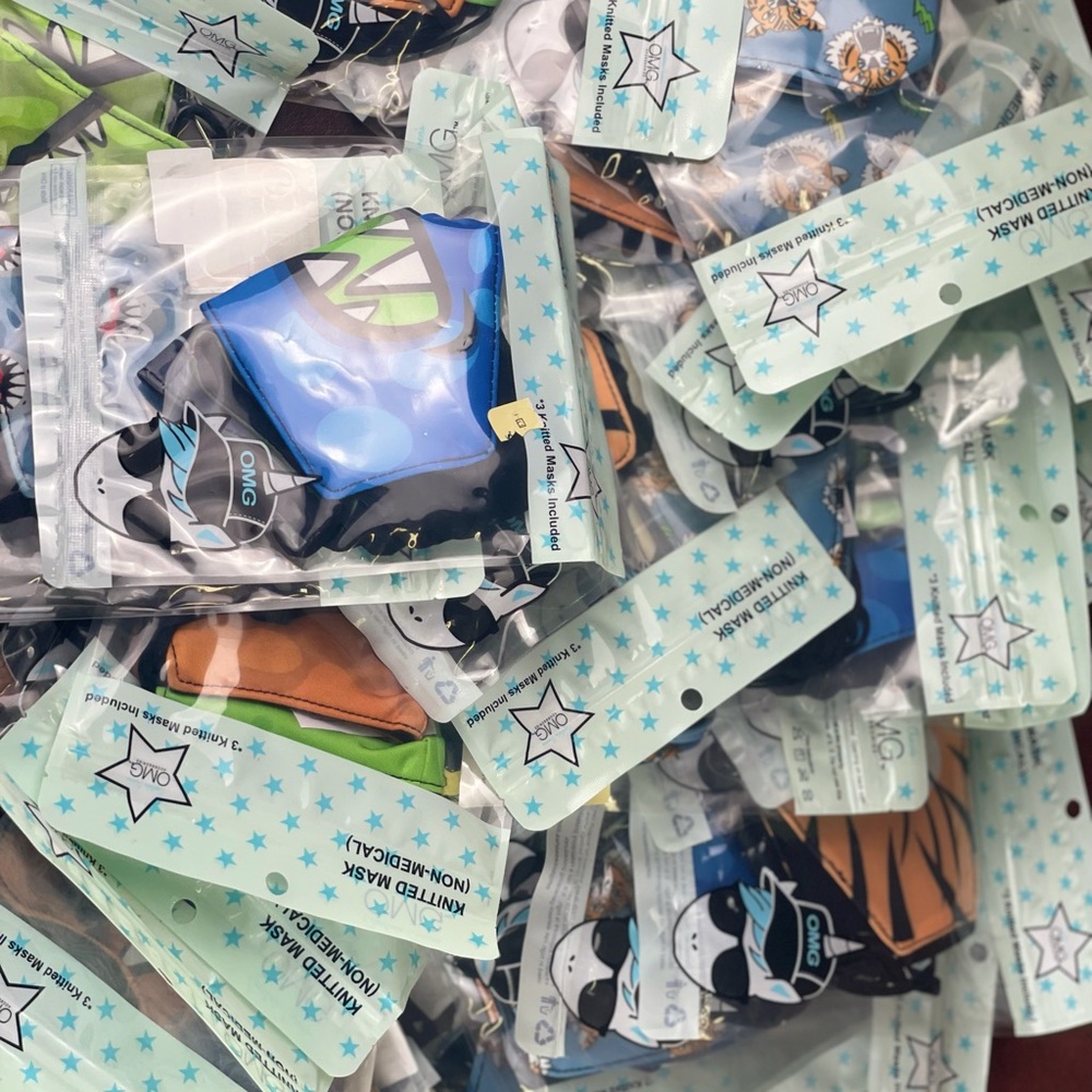 Kids boys 3pk facemasks